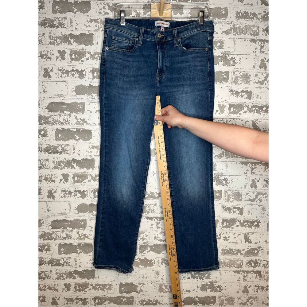 Lucky brand | women denim sweet mid-rise straight jeans - Picture 6 of 9